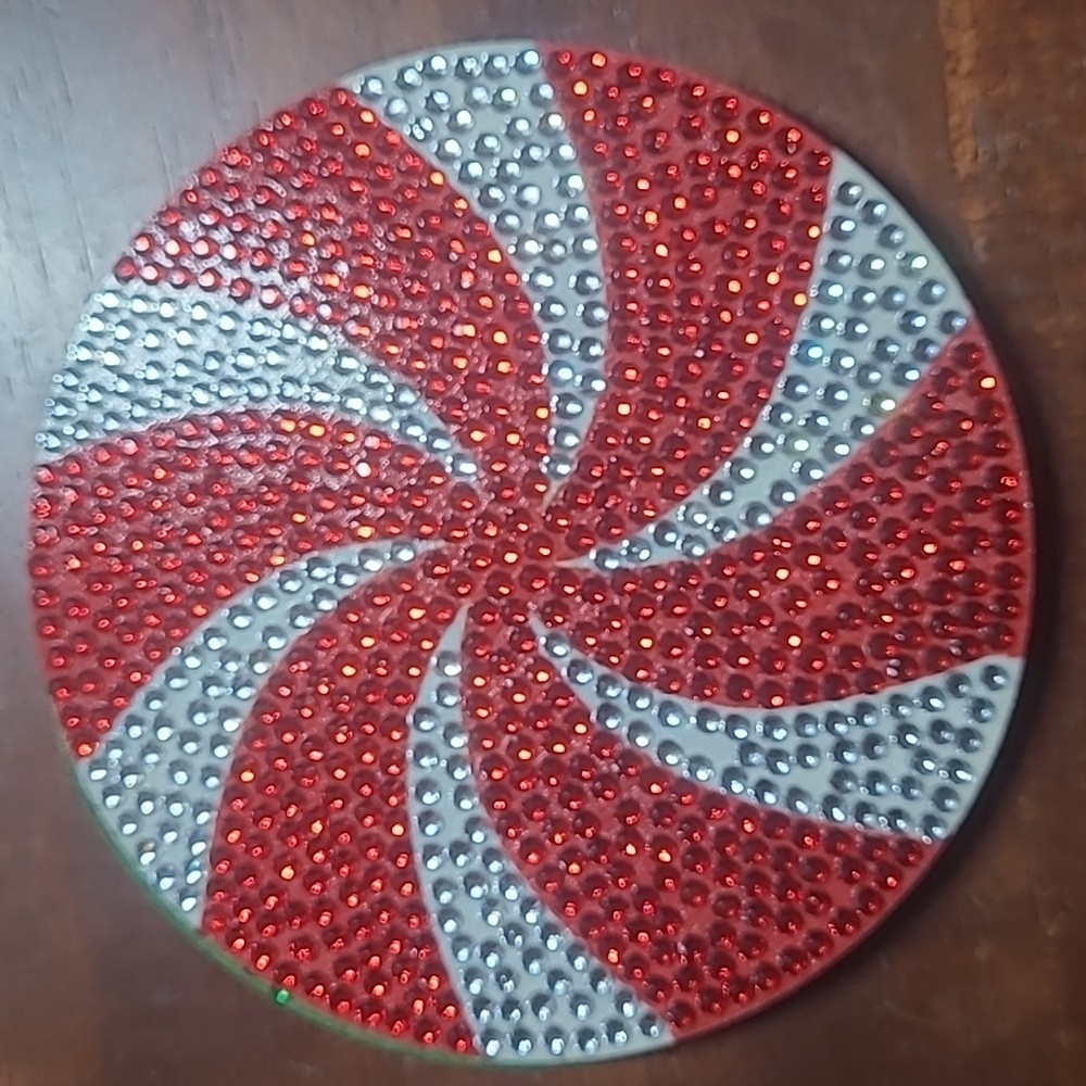 Rhinestone Christmas Coasters - Picture 5 of 14
